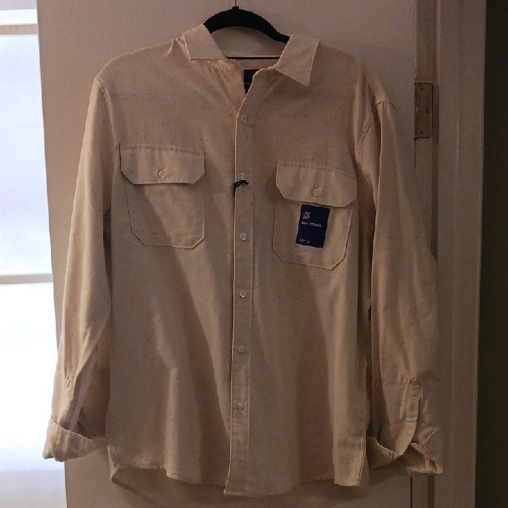 Special 2/$25 Men's Cream Shirt
